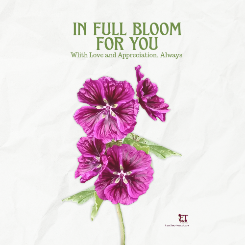 In Full Bloom – Digital Animated Greeting Card - MP4